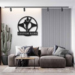 Personalized Hapkido Monogram Metal Sign Art , Custom Hapkido Metal Sign, Hapkido Sport Lover Sign Decoration For Living Room