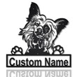 Personalized Chinese Crested Dog Metal Sign Art Custom Chinese Crested Metal Sign Chinese Crested Gifts Funny Dog Gift Animal Custom