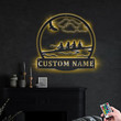Personalized Rowing Sport Metal Sign With LED Lights Custom Rowing Metal Sign Rowing Custom Home Decor Rowing Sign