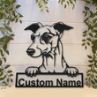 Personalized Italian Grayhound Dog Metal Sign With LED Lights Custom Italian Grayhound Dog Sign Birthday Gift Italian Grayhound Sign