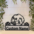 Personalized Maltese Dog Metal Sign With LED Lights Custom Maltese Dog Sign Birthday Gift Maltese Sign Dog Sign