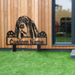 Personalized Basset Hound Metal Yard Art Custom Basset Hound Metal Sign Basset Hound Gifts Funny Dog Gift Animal Custom