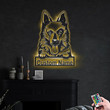 Personalized Swiss Shepherd Dog Metal Sign With LED Lights V2 Custom Swiss Shepherd Dog Sign Birthday Gift Swiss Shepherd Sign