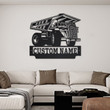 Personalized Haul Truck Metal Sign Art v2 Custom Hau, Truck Metal Sign, Haul Truck Gifts Funny, Haul Truck Custom Home Decor