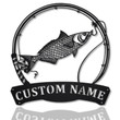 Personalized Kahawai Fishing Fish Pole Metal Sign With LED Lights Custom Kahawai Fishing Metal Sign Fishing Gifts