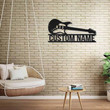 Personalized Guitar Bass Metal Sign Art Custom Guitar Bass Metal Wall Art Bedroom Decor Custom Guitar Decoration