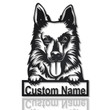 Personalized Swiss Shepherd Dog Metal Sign Art Custom Swiss Shepherd Dog Metal Sign Dog Gift Animal Custom