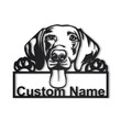 Personalized Weimaraner Dog Metal Sign Art Custom Weimaraner Dog Metal Sign Father's Day Gift Pets Gift Birthday Gift