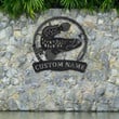 Personalized Snakehead Fish Pole Metal Sign With LED Lights Custom Snakehead Sign Birthday Gift Snakehead Sign Fishing Gift
