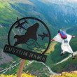 Personalized Wingsuit Flying Monogram Metal Sign Art Custom Wingsuit Flying Metal Sign Hobbie Gifts Sport Gift Birthday Gift
