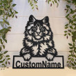 Personalized Main Coon Cat Metal Sign Art Custom Main Coon Cat Metal Sign Father's Day Gift Pets Gift Birthday Gift