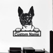 Personalized American Hairless Terrier Dog Metal Sign Art Custom American Hairless Terrier Dog Metal Sign Dog Gift Animal Funny
