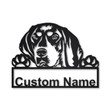 Personalized Bluetick Coonhound Metal Sign Art Custom Bluetick Coonhound Metal Sign Dog Gift Birthday Gift Animal Funny
