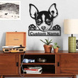 Personalized Chihuahua Dog Metal Sign Art Custom Chihuahua Dog Metal Sign Father's Day Gift Pets Gift Birthday Gift