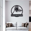 Personalized Squash Sport Monogram Metal Sign Art , Custom Squash Sport Metal Sign, Squash Sport Lover Sign Decoration For Living Room