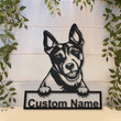 Personalized Rat Terrier Dog Metal Sign With LED Lights Custom Rat Terrier Sign Birthday Gift Rat Terrier Dog Sign