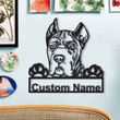 Personalized Cane Corso Dog Metal Sign Art Custom Cane Corso Dog Metal Sign Dog Gift Birthday Gift Animal Funny