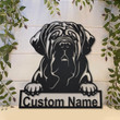 Personalized Neapolitan Mastiff Dog Metal Sign Art Custom Neapolitan Mastiff Dog Metal Sign Animal Gift Pets Gift Birthday Gift