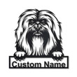 Personalized Havanese Dog Metal Sign With LED Lights Custom Havanese Sign Birthday Gift Havanese Dog Sign