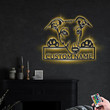 Personalized Greyhound Dog Metal Sign With LED Lights Custom Greyhound Metal Sign Birthday Gift Greyhound Sign