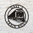 Railroad signs, Railway Sign, Train Sign, Train Room, Train Decor, Train Sign