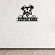 Miniature Schnauzer Metal Sign Personalized Miniature Schnauzer Metal Wall Art Metal Wall Decor Custom Schnauzer Family Name Sign Dog Gift