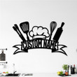 Chef Metal Wall Art Kitchen Wall Art Kitchen Wall Decor Sign For Kitchen Nana's Kitchen Sign Personalized Kitchen Sign Cooking Decor