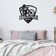 Bike Mountain Design Metal Wall Art With Led Lights Family Metal Sign Metal Wall Decor Housewarming Gift
