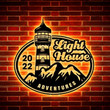 Light House 2022 Adventures Design Metal Wall Art With Led Lights Family Metal Sign Metal Wall Decor Housewarming Gift