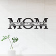 Mother's Day Gift Personalized Metal Sign Gift For Mom Grandma Custom Kid Names House Decor Wall Hanger Birthday Gift