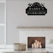 Personalized Workshop Metal Sign Daddy's Workshop Handyman Gift Sign For Workshop Father's Day Gift Factory Decor Office Decor