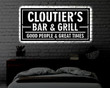 Personalized LED Backyard Bar and Grill Metal Sign light up Wall Decor Metal Wall Decor BBQ Decor Personalized Metal Wall Art