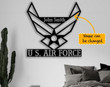 Personalized Air Force Soldier Metal Sign Wall Decor Custom Name Sign Retirement Gift Father's Day Gift Best Gift Ever Military Gift