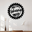 Workshop Wall Art With Lights Custom Sign For Father Papa Father's Day Gift Workshop Decor Unique Sign Workshop Sign Man Cave