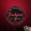 Personalized Bakcyard Metal Sign With LED Light Backyard Bar And Grill Sign Backyard Bar And Grill Sign Outdoor Bbq Sign Backyard Bar