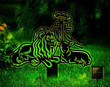 Cross Crown Heart Lion And Lamb Metal Yard Signs With LED Light Gift For Christian God Lover House Decor Outdoor Decor Unique Gift