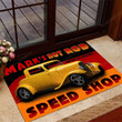 personalized hot rod garage door mat 07812 Indoor Outdoor Floor Mat Door Mats