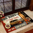 hot rod | speed shop door mat 08640 Indoor Outdoor Floor Mat Door Mats