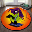 Zombie 8 Ball Shifter Hot Rod Round Mat Round Floor Mat Room Rugs Carpet Outdoor Rug Washable Rugs S (24In)