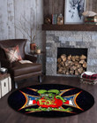 Rat Fink Hot Rod Round Mat 06899 Living Room Rugs, Bedroom Rugs, Kitchen Rugs Xl (48In)