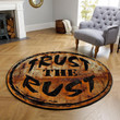 Trust The Rust Hot Rod Round Mat Round Floor Mat Room Rugs Carpet Outdoor Rug Washable Rugs M (32In)
