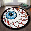 Eyeball Rat Fink Hot Rod Round Mat Round Floor Mat Room Rugs Carpet Outdoor Rug Washable Rugs Xl (48In)