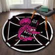Rat Fink Hot Rod Garage Round Mat Round Floor Mat Room Rugs Carpet Outdoor Rug Washable Rugs M (32In)