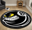 Ball Aufkleber Hot Rod Round Mat Round Floor Mat Room Rugs Carpet Outdoor Rug Washable Rugs L (40In)