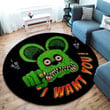 I Want You Hot Rod Rat Rod Speed Shop Kustom Kulture Round Mat Round Floor Mat Room Rugs Carpet Outdoor Rug Washable Rugs M (32In)