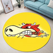 Hot Rod Round Mat Round Floor Mat Room Rugs Carpet Outdoor Rug Washable Rugs M (32In)