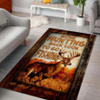 Gone Hunting Back Soon To Go Fishing Area Rug Carpet  Large (5 X 8 FT)