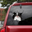Japanese Chin Crack Decal For Rear Window Wiper Funny Wall Decor Anime Car Sticker Funny Gifts, Subaru Car Stickers 12x12IN 2PCS