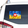 Peace Love Ukraine Peace In Ukraine Peace Not War Sticker Car Vinyl Decal Sticker 18x18IN 2PCS