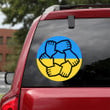I Stand With Ukraine Ukraine Strong Support The Ukraine Ukrainian FlagUkraine Peace Sticker Car Vinyl Decal Sticker 12x12IN 2PCS